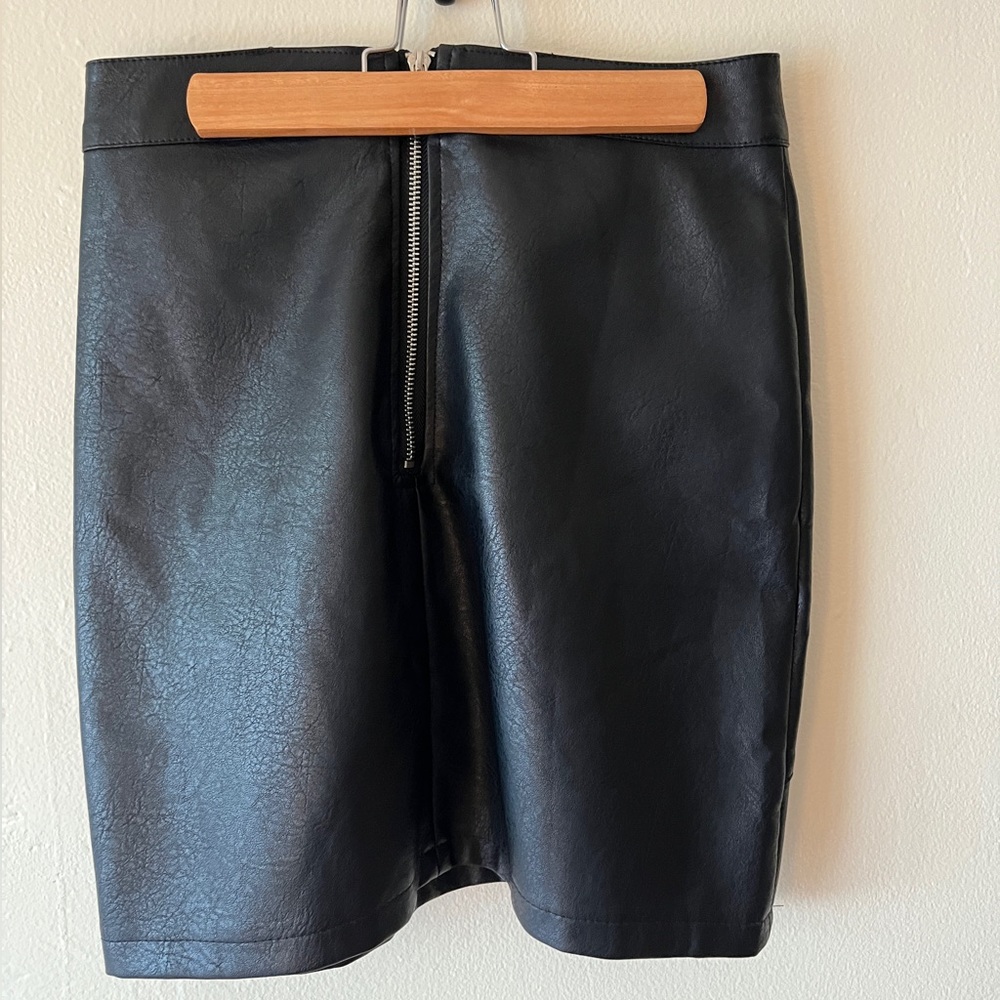 Zeagoo NWOT faux leather high waist pencil skirt size S - Picture 7 of 9